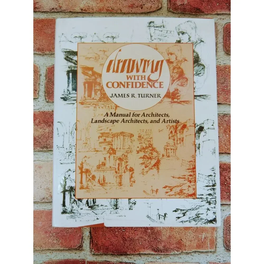 Drawing With Confidence Vtg 1984 James R Turner 1st Ed HC Art Instruction